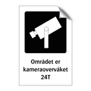 Området er kameraovervåket 24T