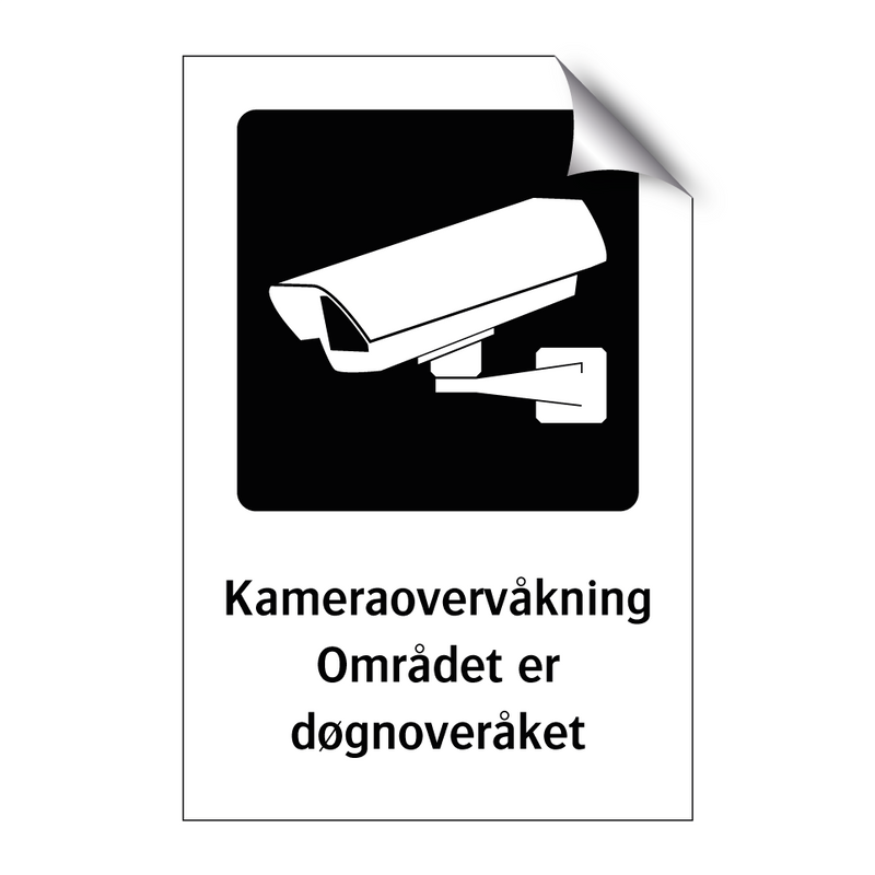 Kamera overvåkning - Området er døgnoveråket