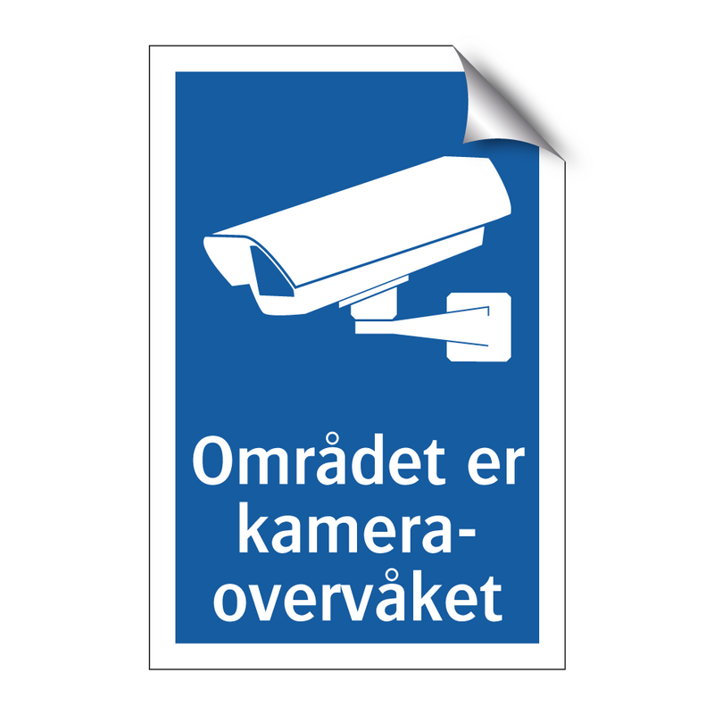 Området er kameraovervåket