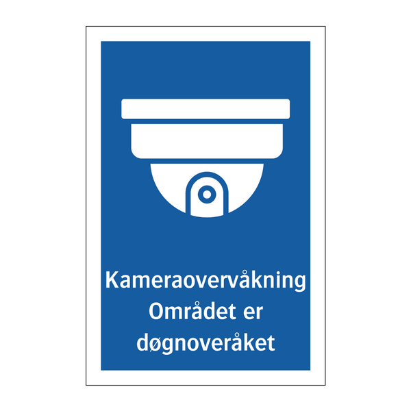 Kamera overvåkning - Området er døgnoveråket