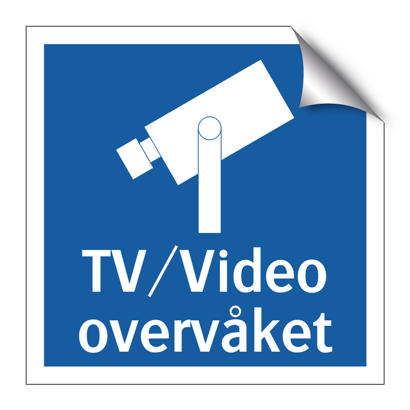 TV/Video overvåket & TV/Video overvåket & TV/Video overvåket & TV/Video overvåket