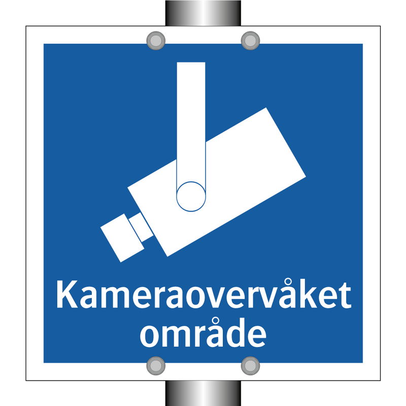 Kameraovervåket område & Kameraovervåket område & Kameraovervåket område