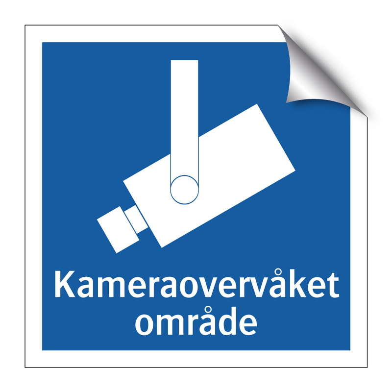 Kameraovervåket område & Kameraovervåket område & Kameraovervåket område