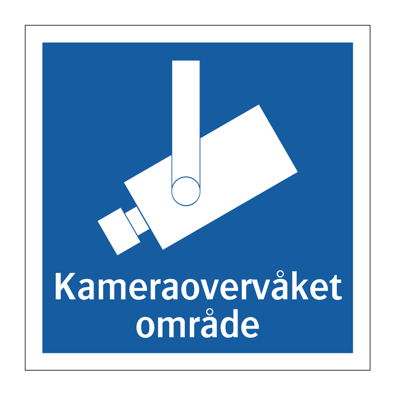 Kameraovervåket område & Kameraovervåket område & Kameraovervåket område