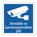 Området er kameraovervåket 24T