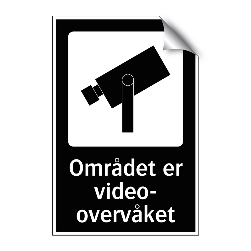 Området er video-overvåket