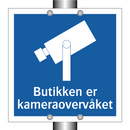 Butikken er kameraovervåket