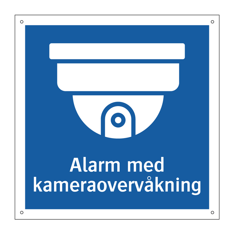 Alarm med kameraovervåkning