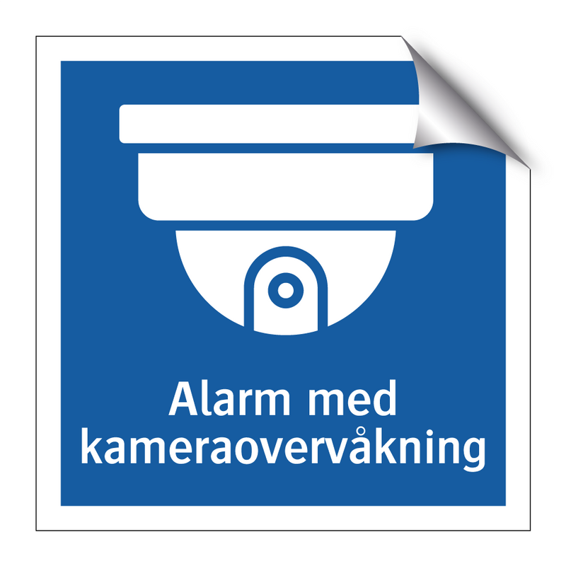 Alarm med kameraovervåkning