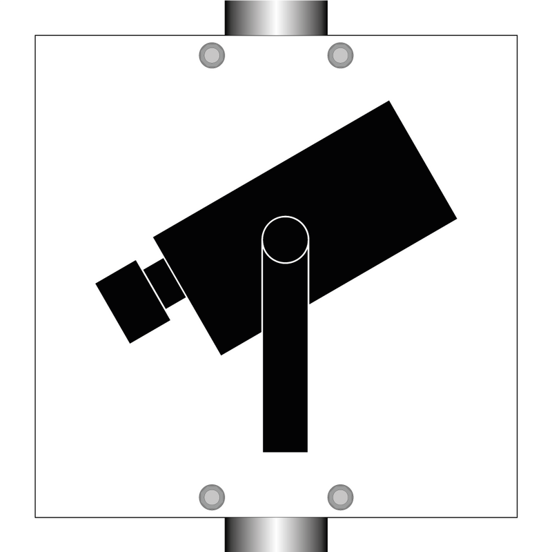 Symbol kameraovervåkning