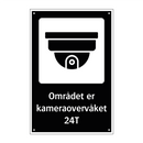 Området er kameraovervåket 24T