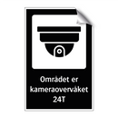Området er kameraovervåket 24T