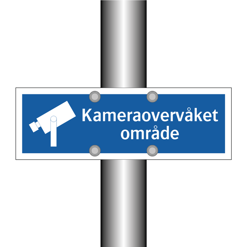 Kameraovervåket område & Kameraovervåket område & Kameraovervåket område