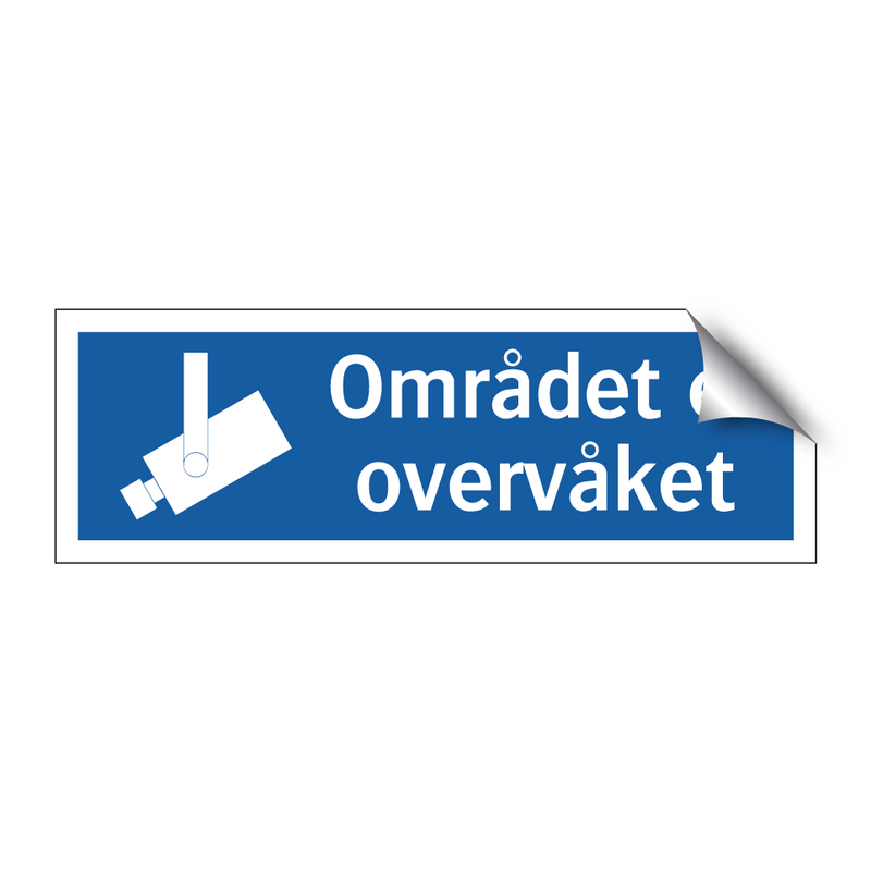 Området er overvåket & Området er overvåket & Området er overvåket & Området er overvåket