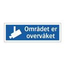Området er overvåket