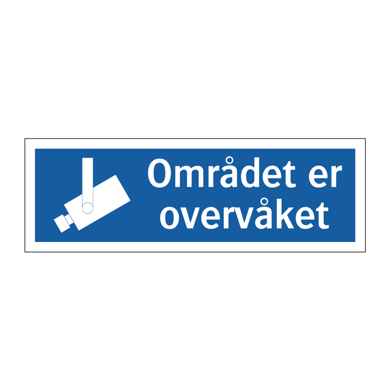 Området er overvåket