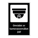 Området er kameraovervåket 24T