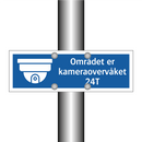 Området er kameraovervåket 24T