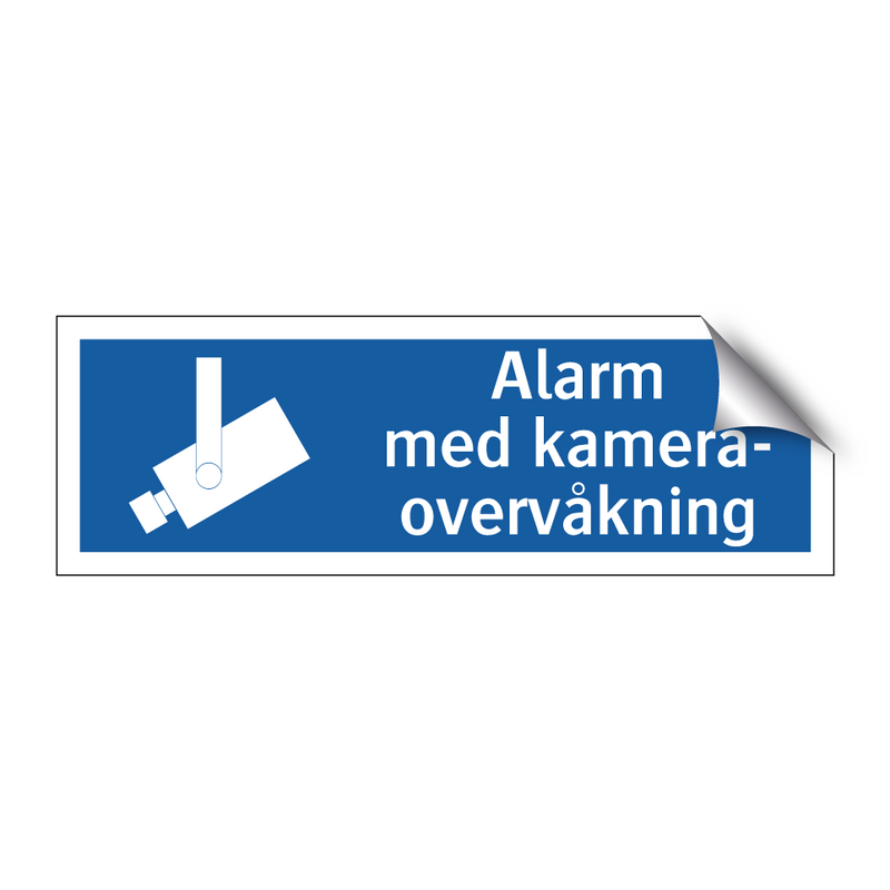 Alarm med kameraovervåkning
