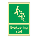 Evakuering stol