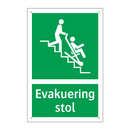Evakuering stol