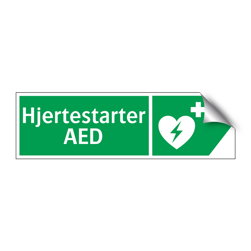 Hjertestarter AED høyre & Hjertestarter AED høyre & Hjertestarter AED høyre