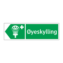 Øyeskylling venstre