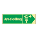 Øyeskylling høyre
