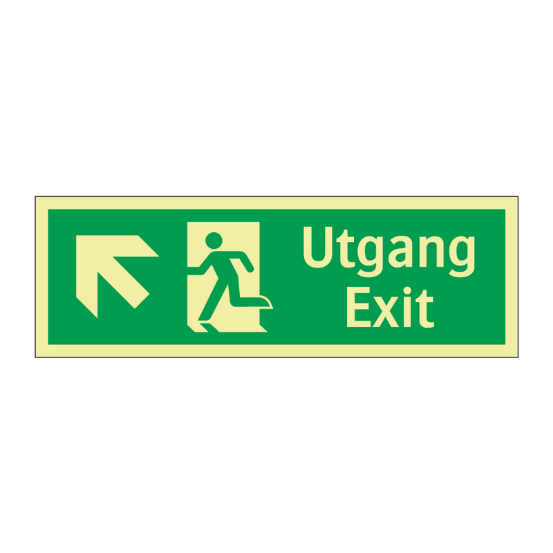 Utgang exit venstre opp & Utgang exit venstre opp & Utgang exit venstre opp