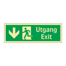 Utgang exit ned