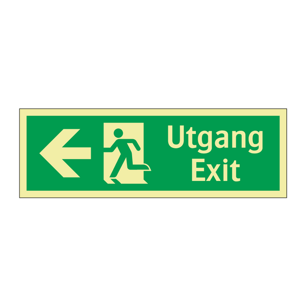 Utgang exit venstre