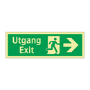 Utgang exit høyre