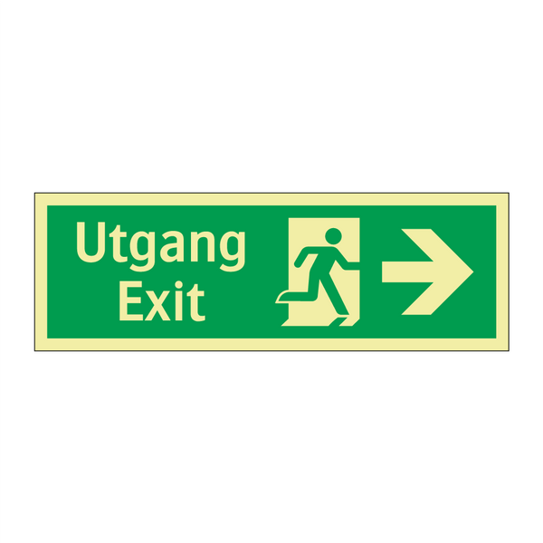 Utgang exit høyre