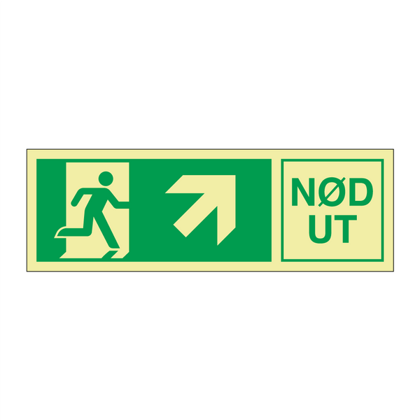 Nødut høyre opp