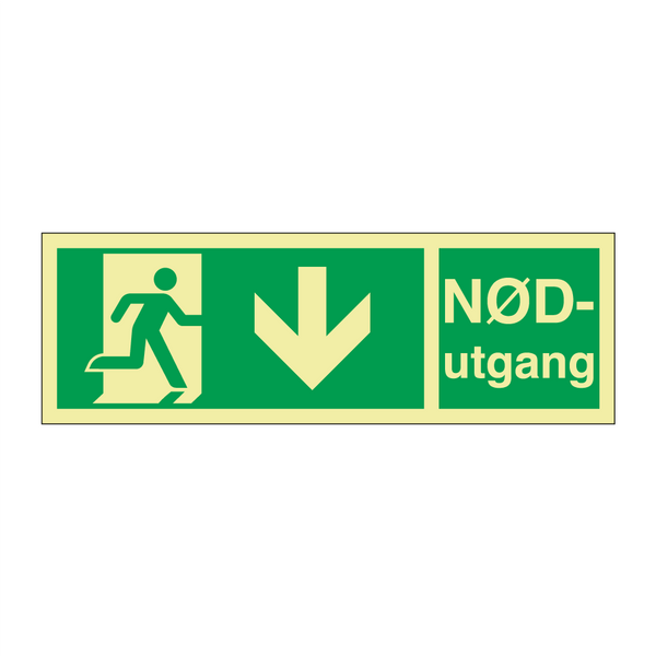 Nødutgang ned