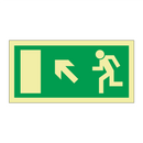 Nødutgang venstre opp