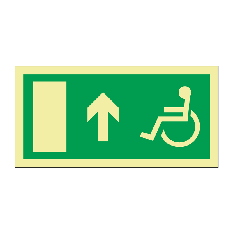 Nødutgang handicap pil opp