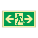 Nødutgang Høyre og venstre