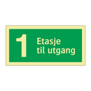 1 Etasje til utgang