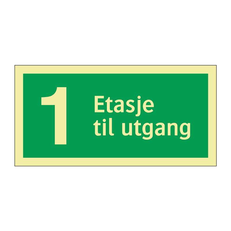 1 Etasje til utgang & 1 Etasje til utgang & 1 Etasje til utgang & 1 Etasje til utgang