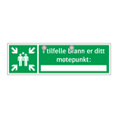 I tilfelle brann er ditt møtepunkt
