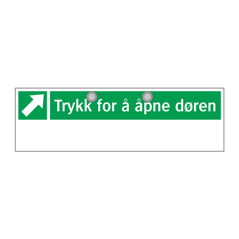 Trykk for å åpne døren