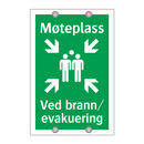 Møteplass Ved brann evakuering