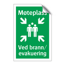 Møteplass Ved brann evakuering