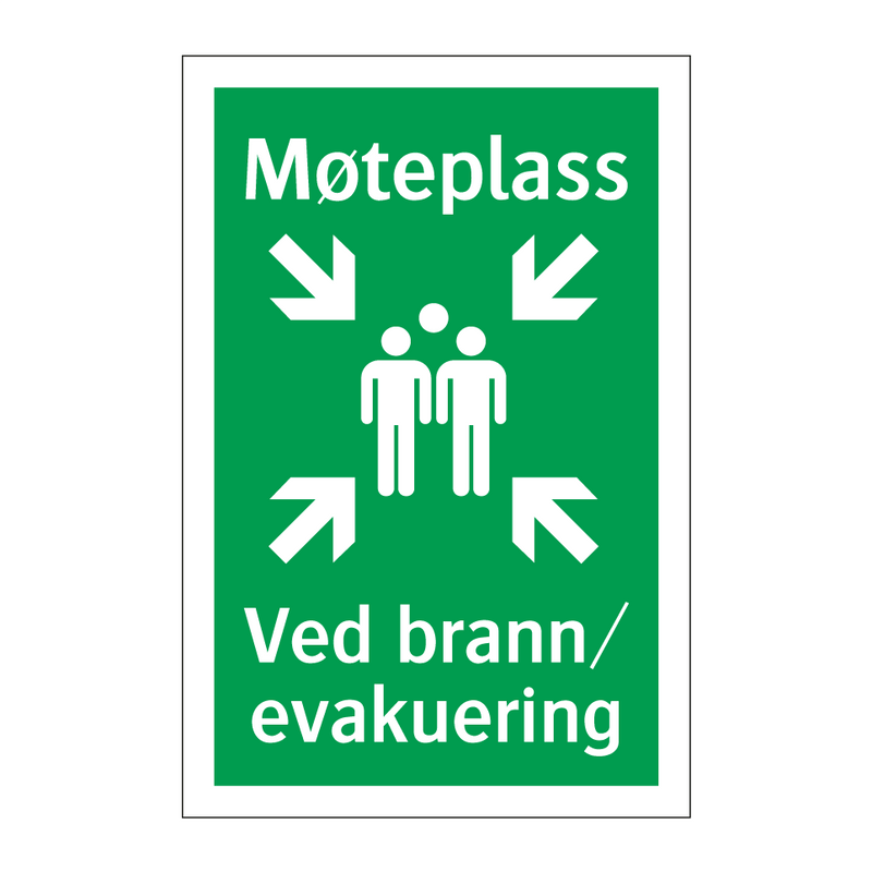 Møteplass Ved brann evakuering