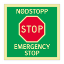 Nødstopp Emergency stop