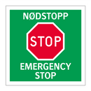 Nødstopp Emergency stop