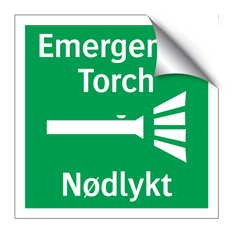 Emergency torch Nødlykt & Emergency torch Nødlykt & Emergency torch Nødlykt