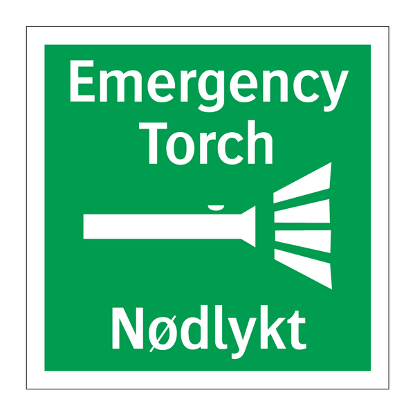 Emergency torch Nødlykt & Emergency torch Nødlykt & Emergency torch Nødlykt