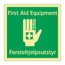 First aid equipment Førstehjelpsutstyr
